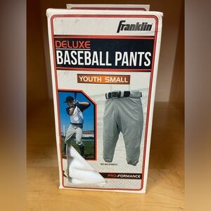 NEW FRANKLIN DELUX BASEBALL PANTS SIZE YOUTH SMALL